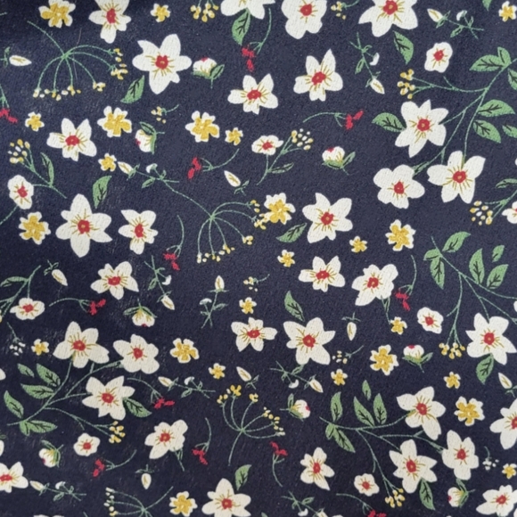 Floral Short Sleeve Midi Dress Ladies Size L - Picture 6 of 10